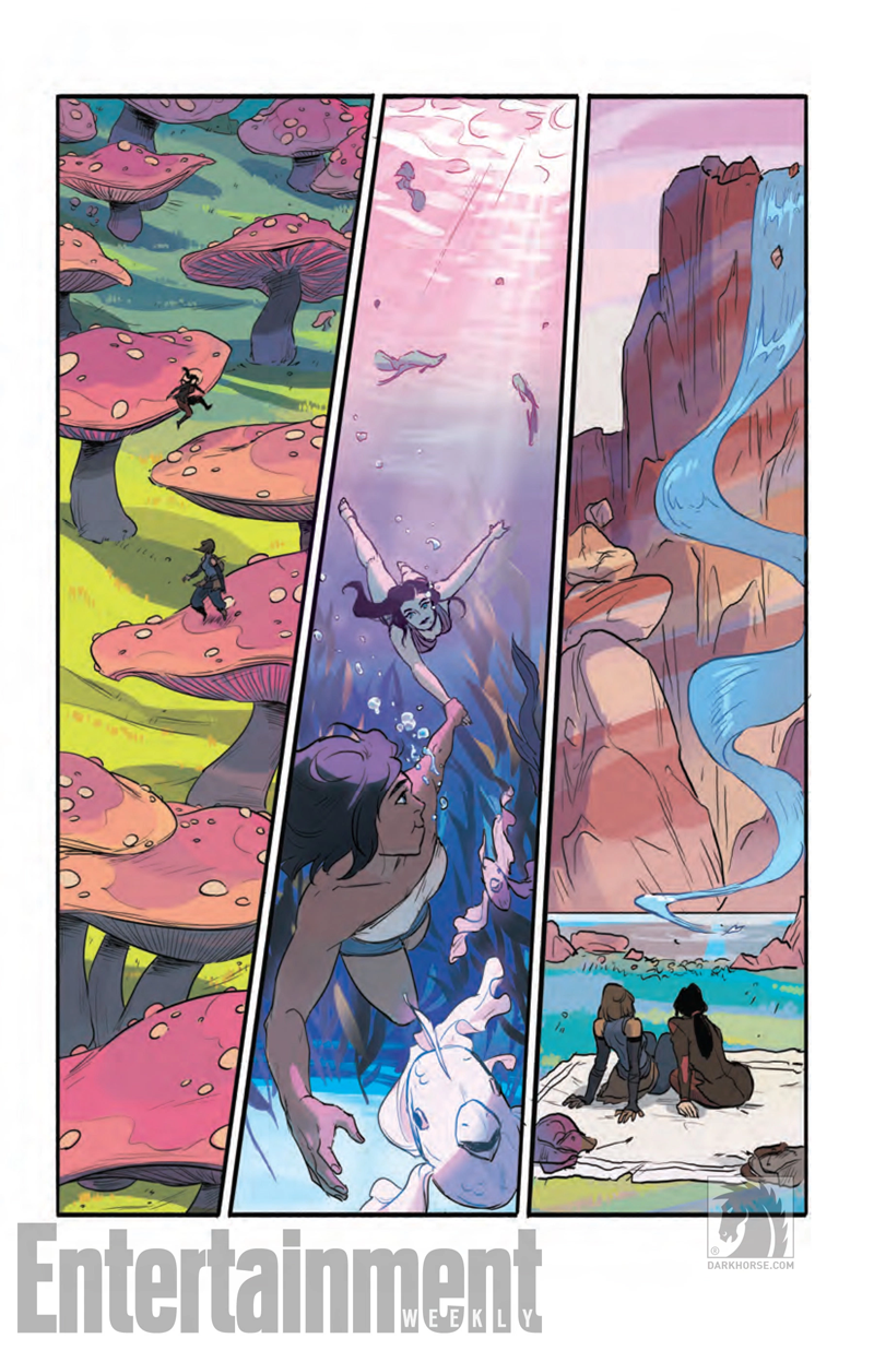 Illustration for article titled Get a Look at Korra and Asami's First Date in the New Legend of Korra Comic